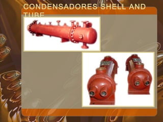 CONDENSADORES SHELL AND
TUBE
 