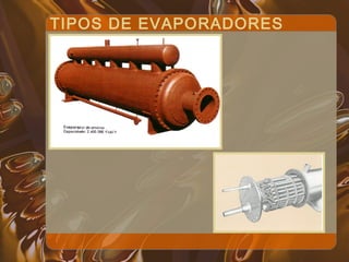 TIPOS DE EVAPORADORES
 