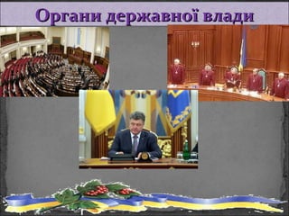 ООррггааннии ддеерржжааввннооїї ввллааддии 
 