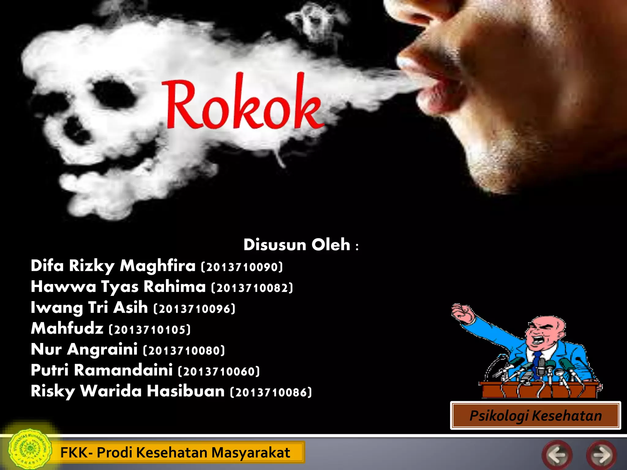 Ppt Rokok Rokok | PPTX