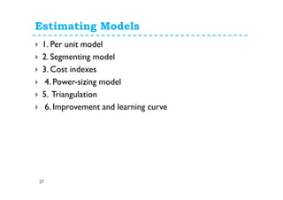 3. eng. cost and estimation | PDF