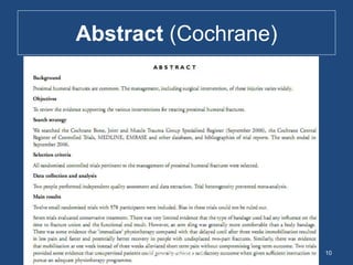 Abstract (Cochrane)
10Saurab S, KUSMS 14'
 