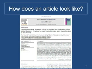 How does an article look like?
5Saurab S, KUSMS 14'
 