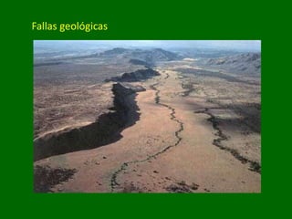 Fallas geológicas
 