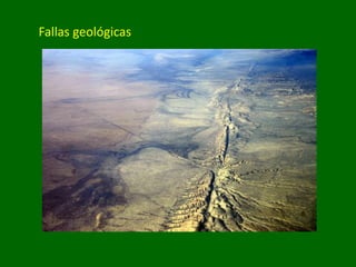 Fallas geológicas
 