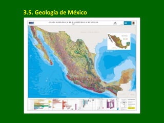 3.5. Geología de México
 