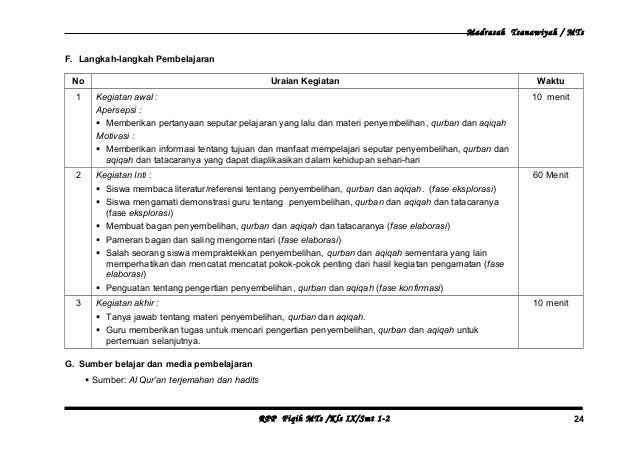 3 Rpp Fiqih Kelas Ix M Ts Semester 1 2