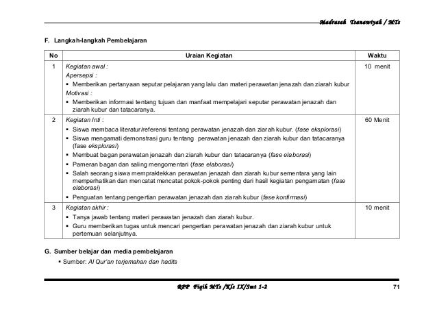 3. rpp fiqih kelas ix m ts semester 1, 2