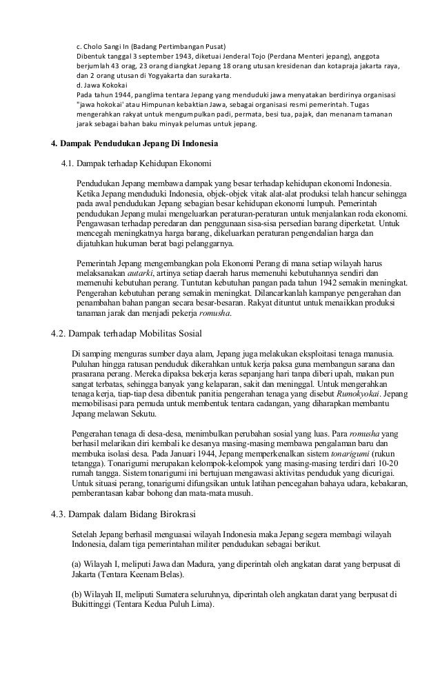 Kerja Paksa Tanpa Upah Pada Masa Pendudukan Jepang Disebut - Sebutkan Itu