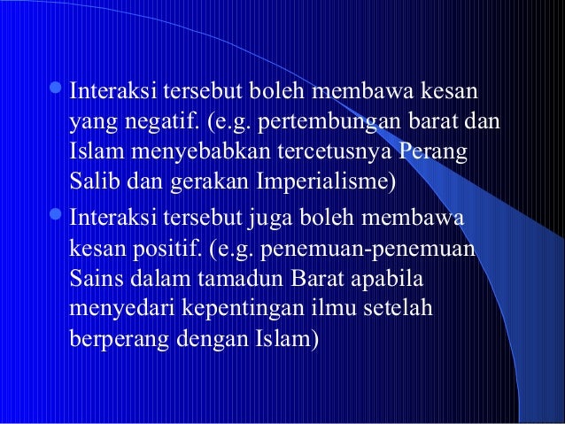 3.interaksi antara tamadun