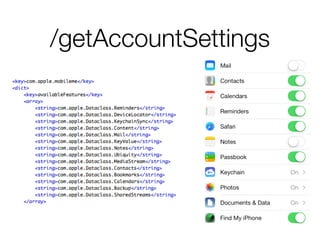/getAccountSettings
 