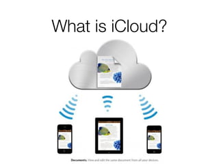 What is iCloud?
 
