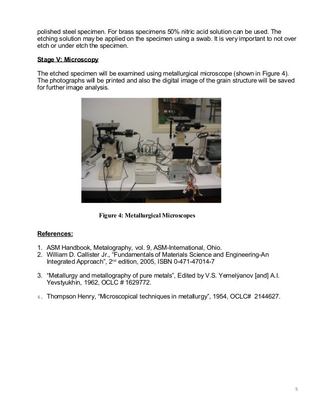 3.metallography experiment (engineering lab)