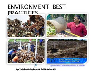 ENVIRONMENT: BEST
PRACTICES
Japan's Fukuoka Method Implemented In The FSM
 