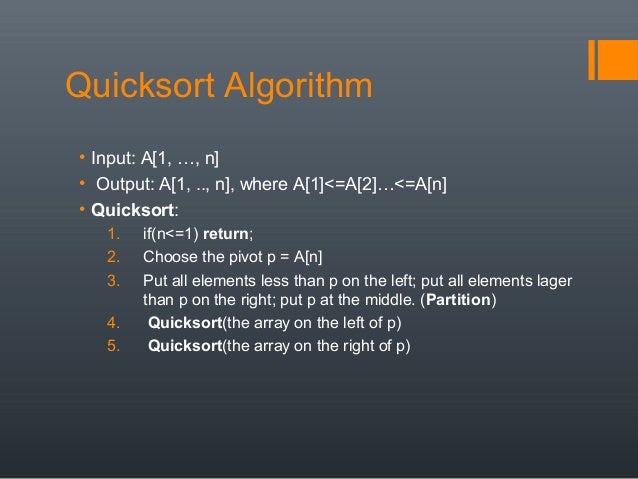 Download Write A Program To Sort An Array Using Quicksort