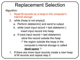 3.9 external sorting | PPT