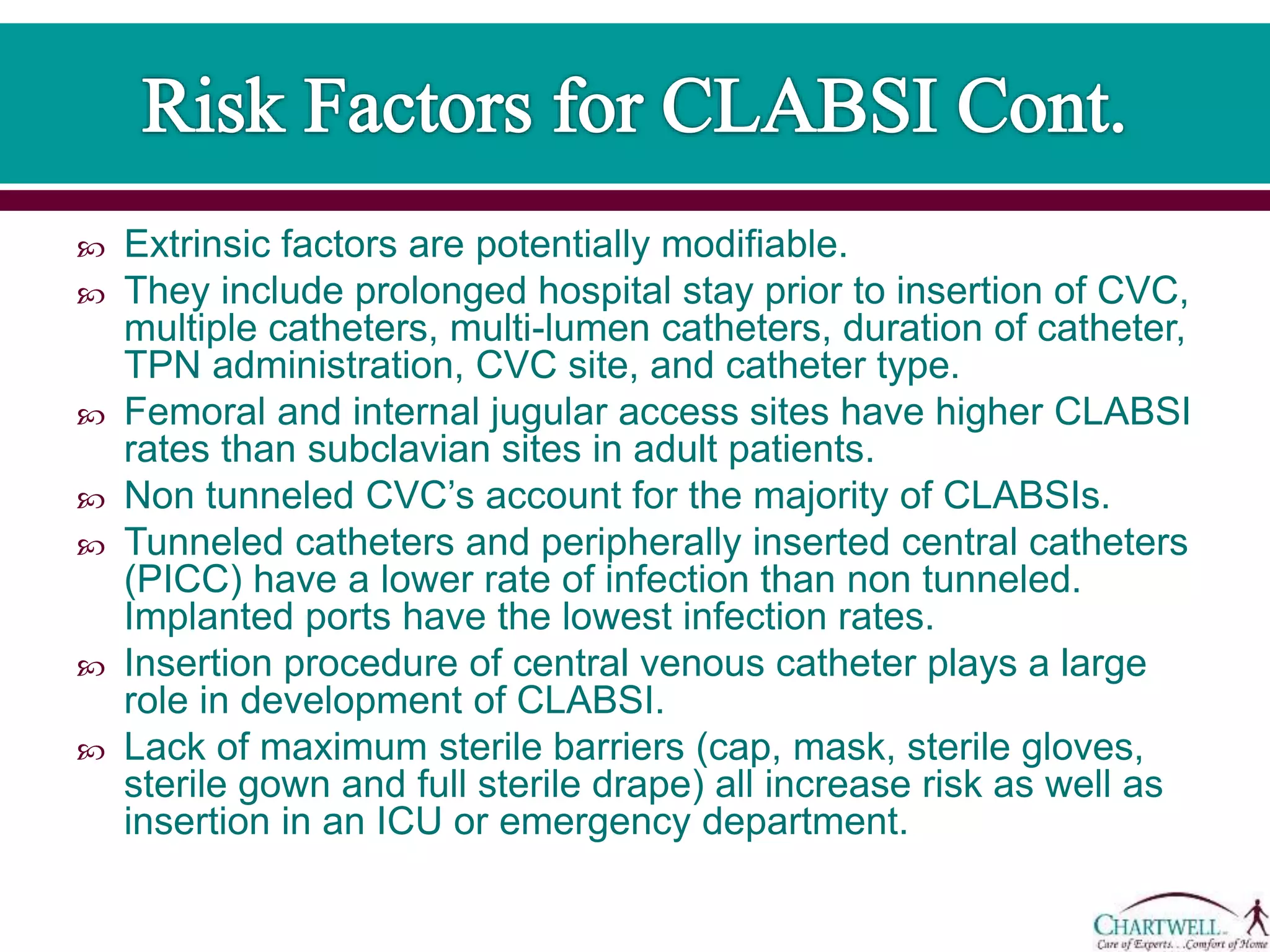 3. central line associated blood stream infection | PPTX