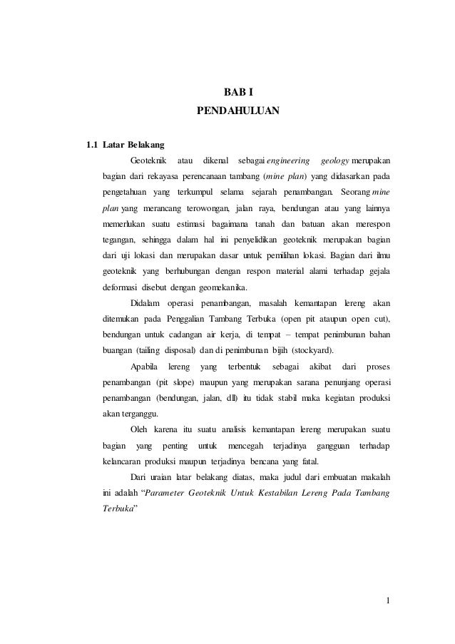 Geotek Kestabilan Lereng