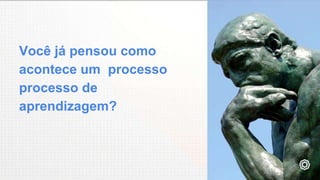 Você já pensou como
acontece um processo
processo de
aprendizagem?
 