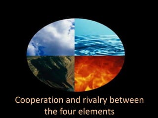 Cooperation and rivalry between
the four elements
 
