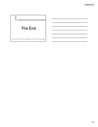 4/30/2015
17
The End
SPT 49
 