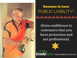 Tradesure.com.au Public Liability Insurance 3