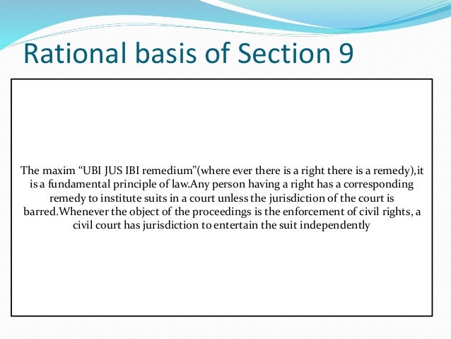 Ubi Jus Ibi Remedium Law and Legal Definition
