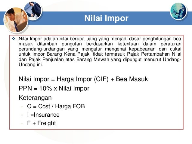 Ppn Dasar Pengenaan Pajak