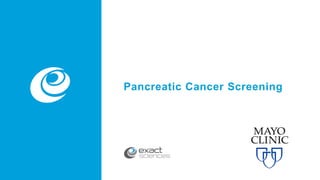 vPancreatic Cancer Screening
 