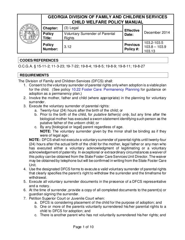 3 12 voluntary surrender of parental rghts termination of parental rights form