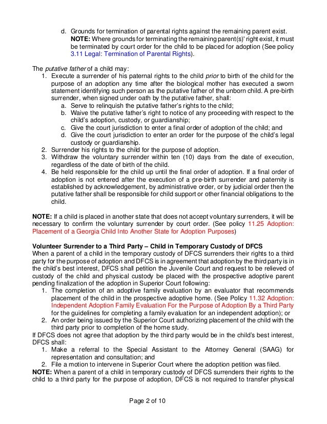 3 12 voluntary surrender of parental rghts 3 12 voluntary surrender of parental rghts