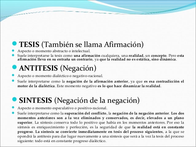 LAS LEYES DE LA DIALÉCTICA BRFA