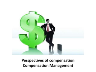 Perspectives of compensation
Compensation Management
 