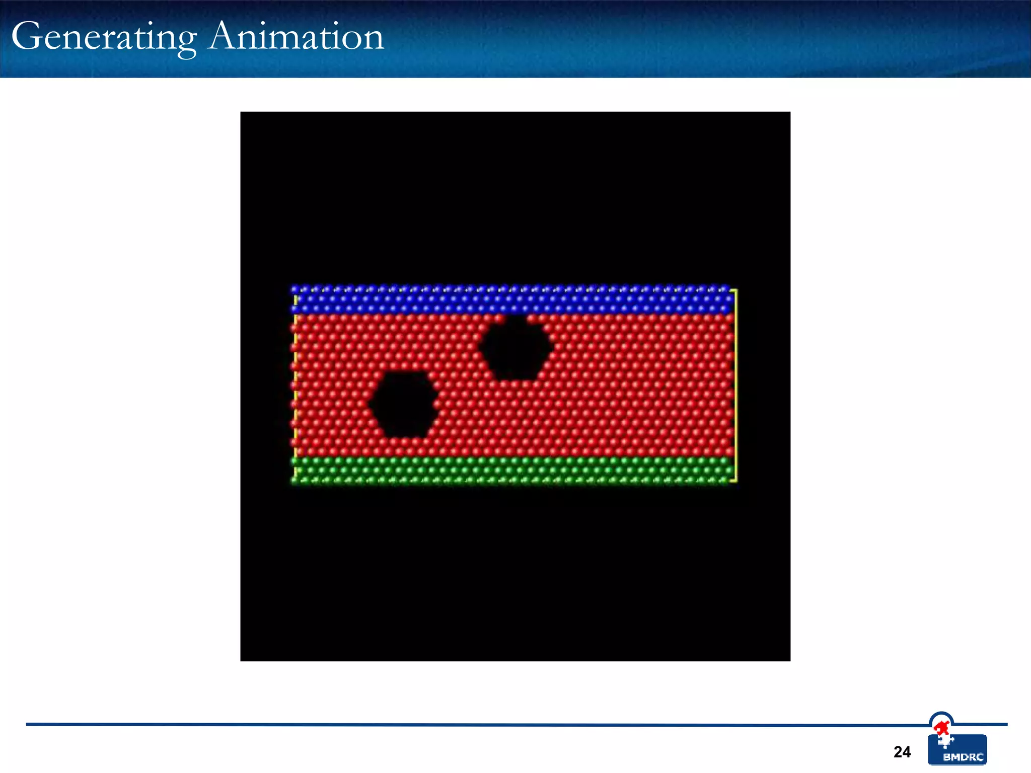 24
Generating Animation
 