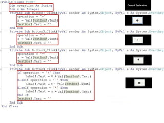 Visual Basic Calculator