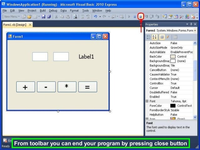 Visual Basic Calculator