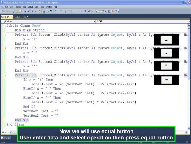 Visual Basic Calculator