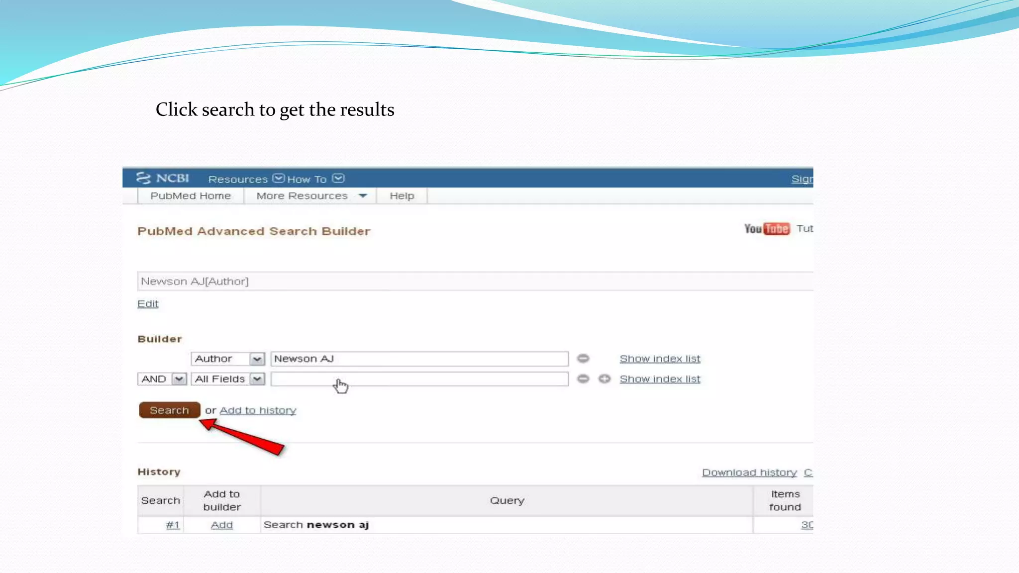 Click search to get the results
 