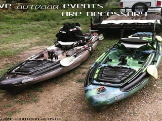 o by Jonathan Acosta
ve outdoor events
are necessary
 