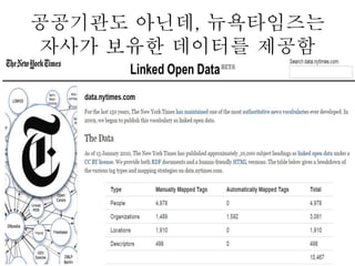 공공기관도 아닌데, 뉴욕타임즈는
자사가 보유한 데이터를 제공함
 