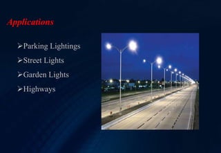 STREET LIGHT THAT GLOWS ON DETECTING VEHICLE MOVEMENT | PPT
