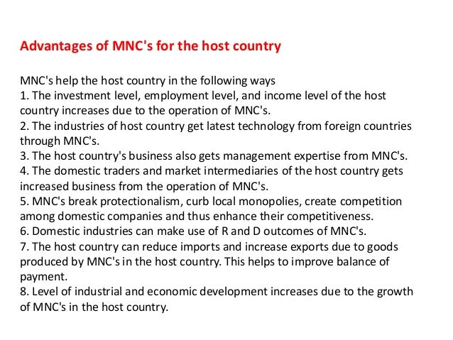 Multinational Corporations Mncs