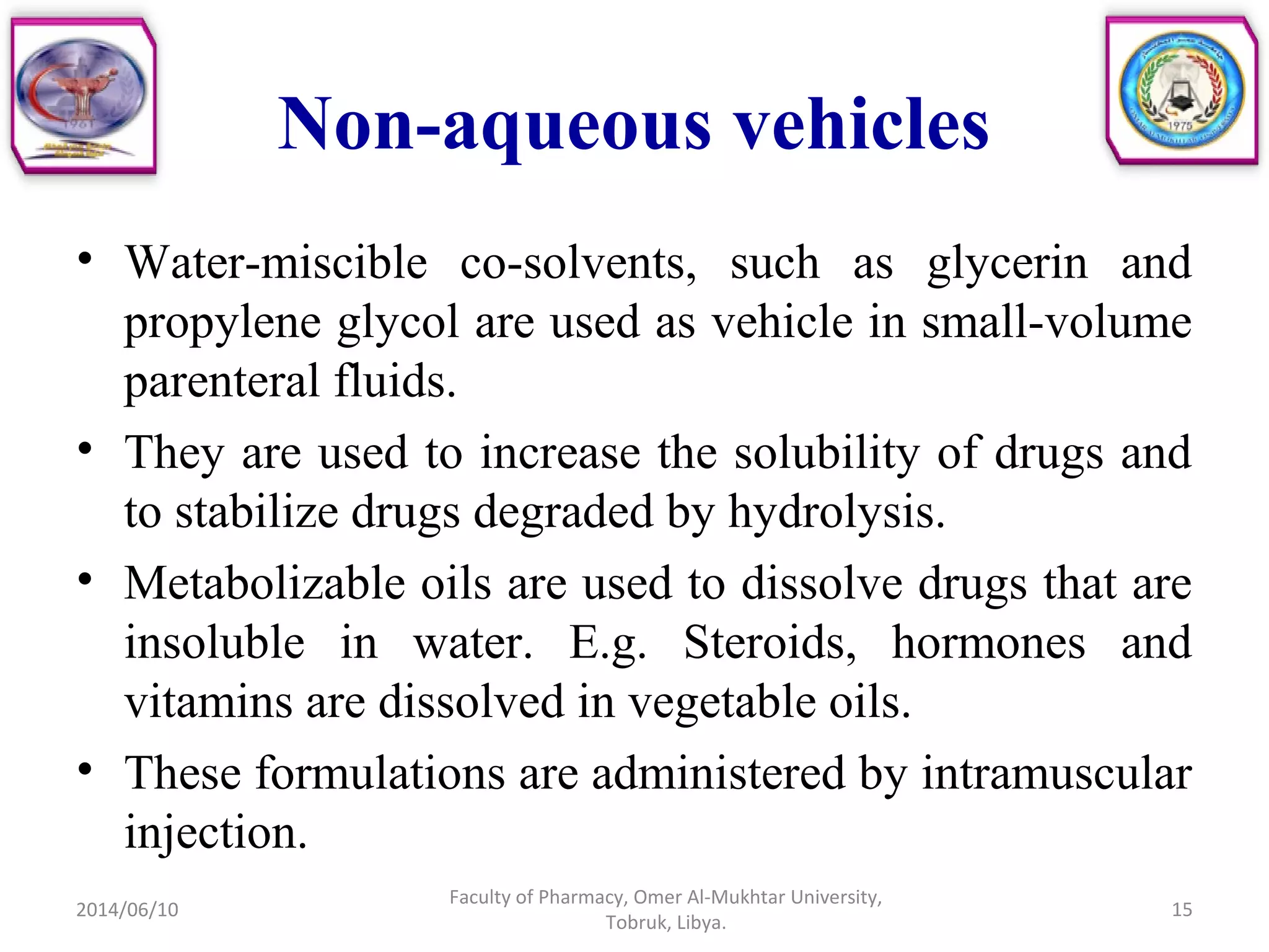 Sterile Dosage Forms | PPT