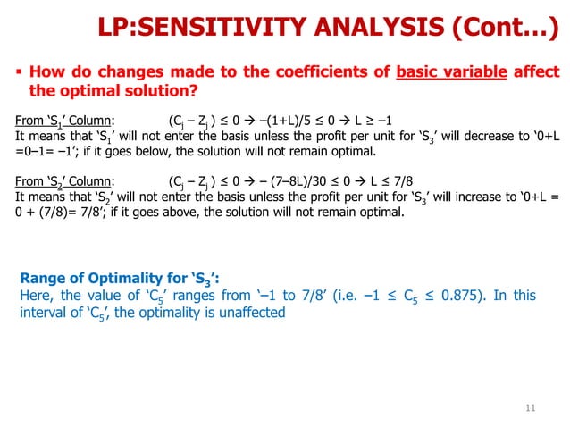 3. linear programming senstivity analysis | PDF