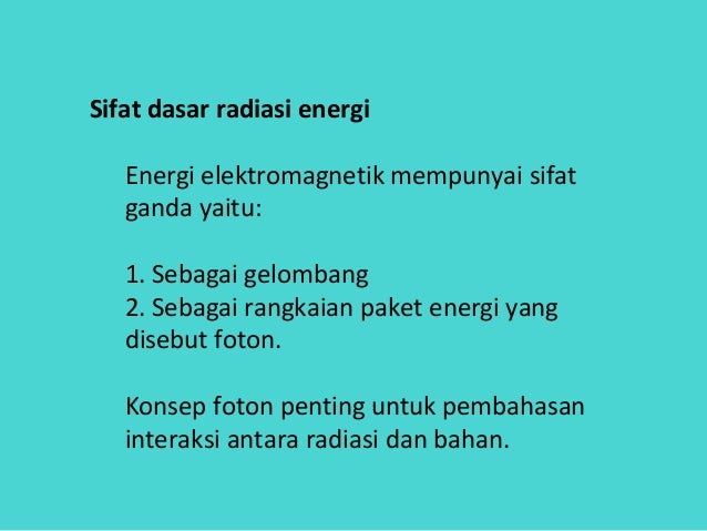 Radiasi Gelombang Radio Radiasi gelombang