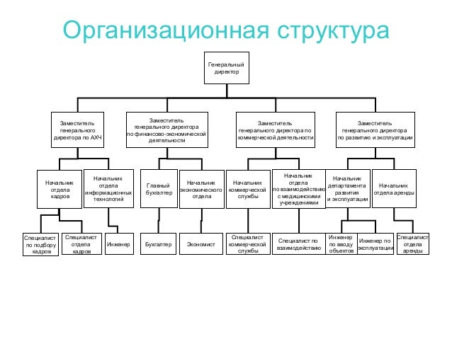 Схема генерального директора