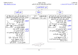  www.th5stars.com  الرياضيات البحتة -مخطط الهندسة الفراغية - احمد الشنتوري - ثانوية خمس نجوم