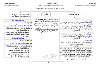 tafadol- التقاضل و التكامل خرائط مفاهيم المميز  3 ث - ا/احمد الشنتوري ثانوية خمس نجوم 