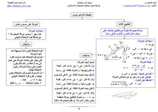 estate ديناميكا:خرائط مفاهيم المميز  للصف الثالث الثانوي -ا/احمد الشنتوري ثانوية خمس نجوم 