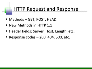 HTTP protocol and Streams Security | PPT